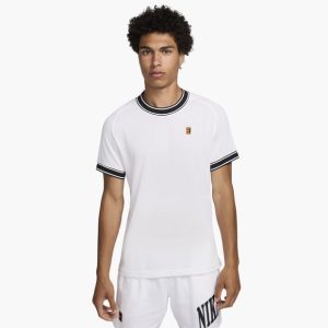 تی شرت تنیس مردانه نایک Nike Court Heritage T-Shirt - سفید