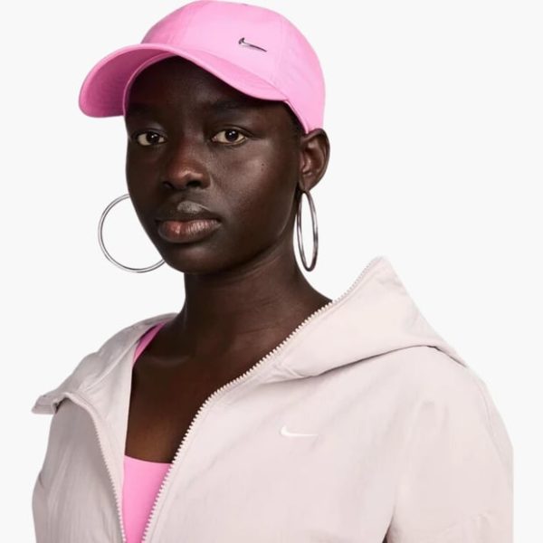 کلاه تنیس فلزی نایک Nike DRI-FIT Club Soft Metal Swoosh Hat- صورتی