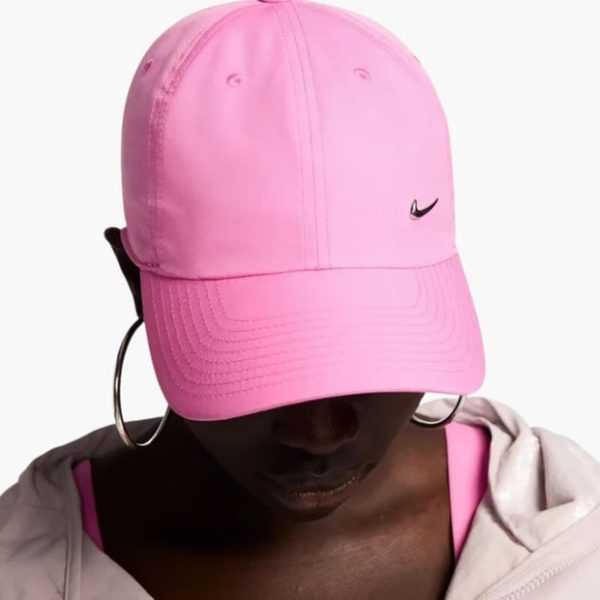 کلاه تنیس نایک Nike DRI-FIT Club Soft Metal Swoosh Hat- صورتی