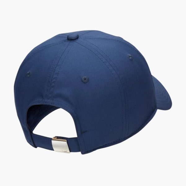 کلاه تنیس نایک Nike DRI-FIT Club Soft Metal Swoosh Hat- سرمه ای