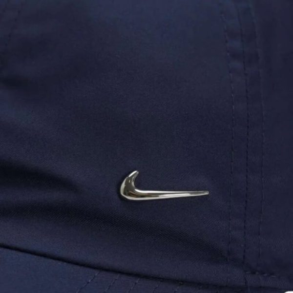 کلاه تنیس نایک Nike DRI-FIT Club Soft Metal Swoosh Hat- سرمه ای