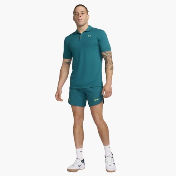 پلوشرت تنیس مردانه نایک Nike Polo DRI-Fıt RAFA Slım T-shirt- سبز دودی