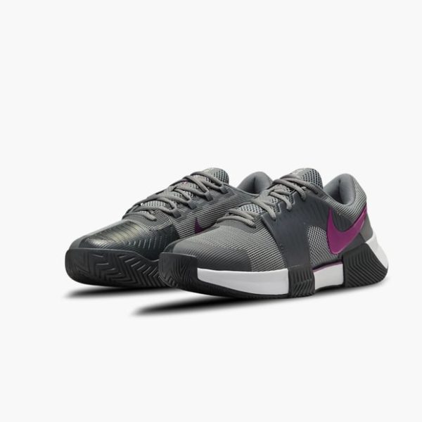 کفش تنیس مردانه نایک Nike Zoom GP Challenge 1 Hard Court Tennis Shoe- خاکستری/بنفش