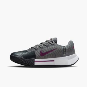 کفش تنیس مردانه نایک Nike Zoom GP Challenge 1 Hard Court Tennis Shoe- خاکستری/بنفش