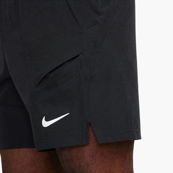 شلوارک تنیس مردانه نایک NikeCourt Advantage Dri-FIT 18 cm- مشکی