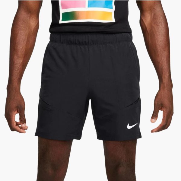 شلوارک تنیس مردانه نایک NikeCourt Advantage Dri-FIT 18 cm- مشکی