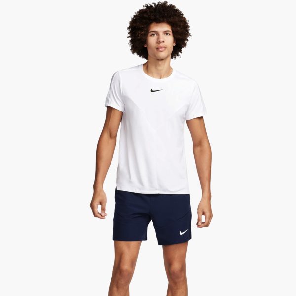 شلوارک تنیس مردانه نایک NikeCourt Advantage Dri-FIT 18 cm- آبی سرمه ای