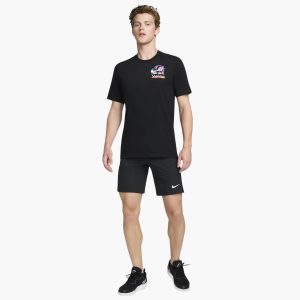 تی شرت تنیس مردانه نایک Nike Court DRI-FIT Tennis T-Shirt – مشکی