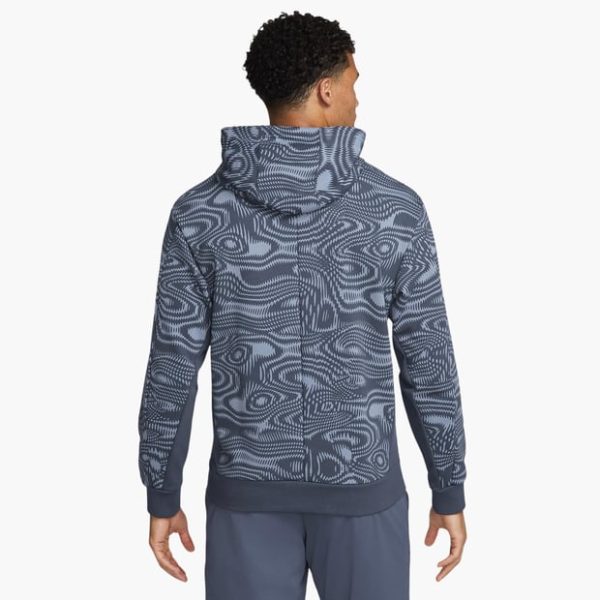 سویشرت تنیس مردانه نایک Nike Court Heritage DRI-FIT Sweatshirt- آبی/ خاکستری