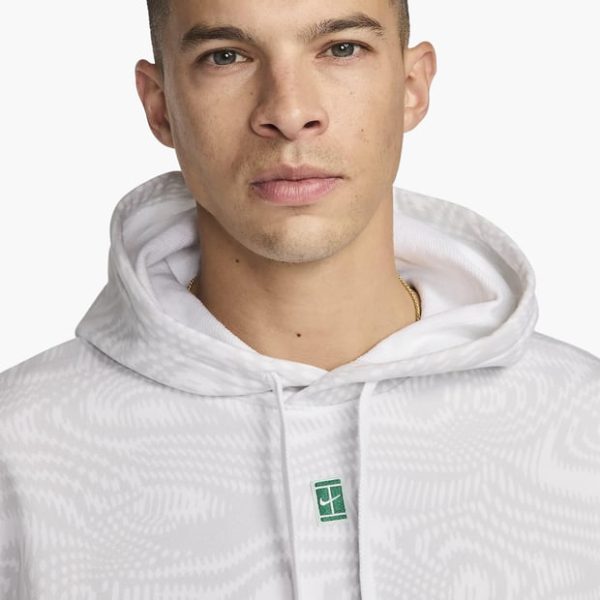 سویشرت تنیس مردانه نایک Nike Court Heritage DRI-FIT Sweatshirt- سفید