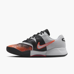 کفش تنیس مردانه نایک Nike Court Lite 4 Premium Men’s Clay Tennis Shoe- سفید/ نارنجی