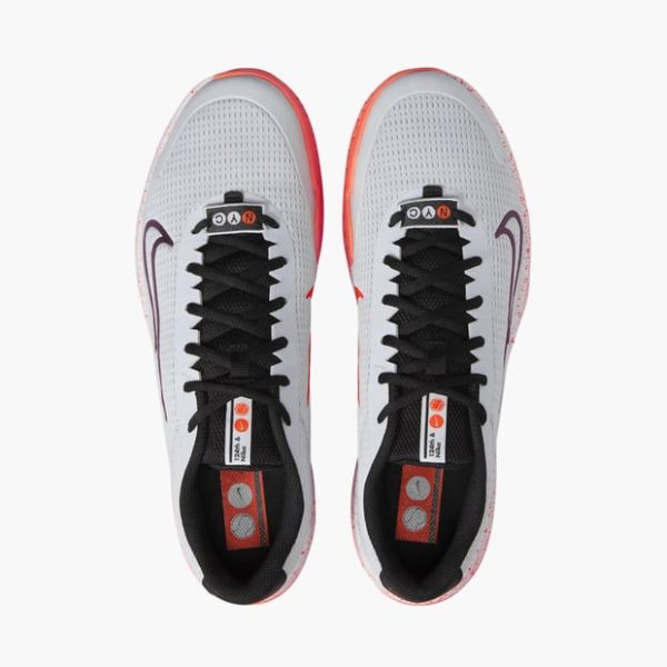 کفش تنیس مردانه نایک Nike Court Vapor Lite 2 Premium Hard Court Tennis Shoe- سفید/ نارنجی