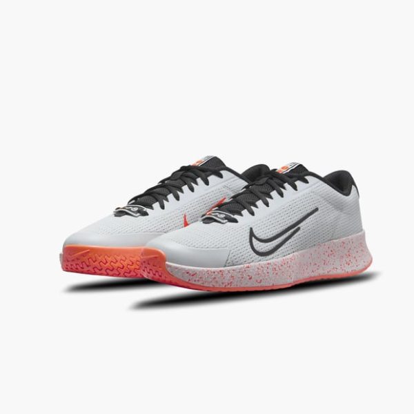 کفش تنیس مردانه نایک Nike Court Vapor Lite 2 Premium Hard Court Tennis Shoe- سفید/ نارنجی