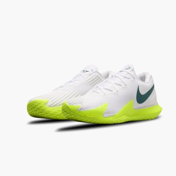 کفش تنیس مردانه نایک Nike Court Zoom Vapor Cage 4 RAFA HC Tennis Shoes- سفید/ زرد