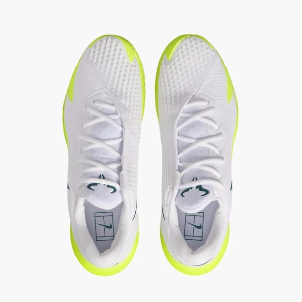 کفش تنیس مردانه نایک Nike Court Zoom Vapor Cage 4 RAFA HC Tennis Shoes- سفید/ زرد