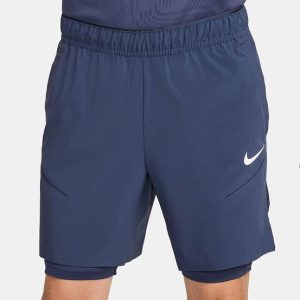 شلوارک تنیس مردانه نایک NikeCourt Slam Dri-FIT- سرمه ای