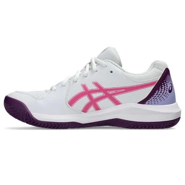 کفش تنیس زنانه اسیکس -Asics Gel-Dedicate 8 Clay- سفید