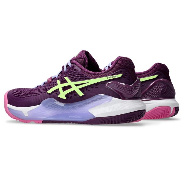 کفش تنیس زنانه اسیکس Asics Gel-Resolution9-زرشکی