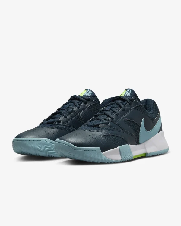 کفش تنیس مردانه نایک Nike Court Lite 4 Clay Court Tennis Shoes For Men- سرمه ای/ آبی