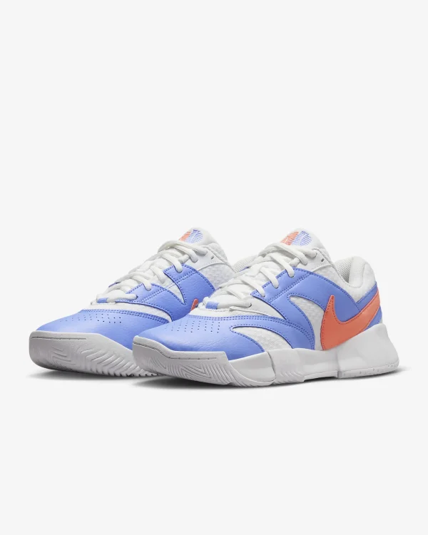 کفش تنیس زنانه نایک Nike Court Lite 4 Tennis Shoes- سفید/ آبی