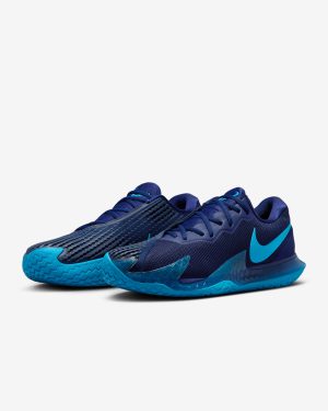 کفش تنیس مردانه نایک Nike Court Zoom Vapor Cage 4 RAFA - سرمه ای - تصویر 7