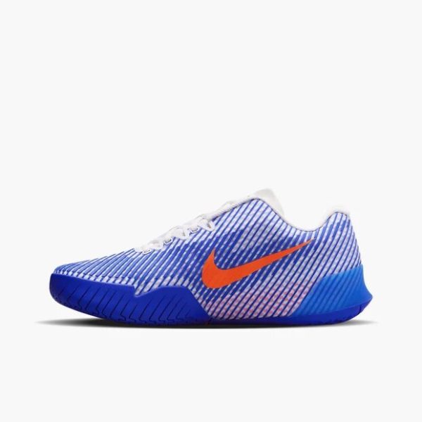 کفش تنیس مردانه نایک Nike Court Air Zoom Vapor 11 Tennis Shoes- سفید/ آبی