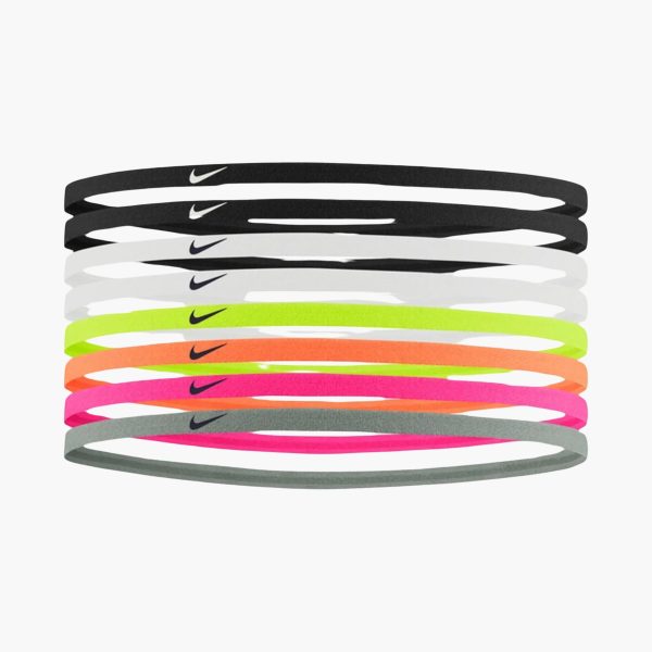 Nike Skinny Unisex Multicolored Hairband 8 Pack