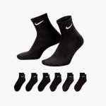 Nike Unisex Everyday Cushioned Ankle Socks 6-pack