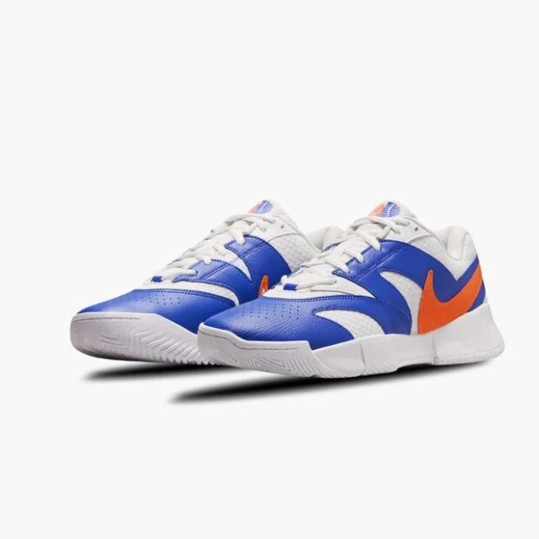 کفش تنیس مردانه نایک Nike Court Lite 4 Tennis Shoes- سفید/ آبی