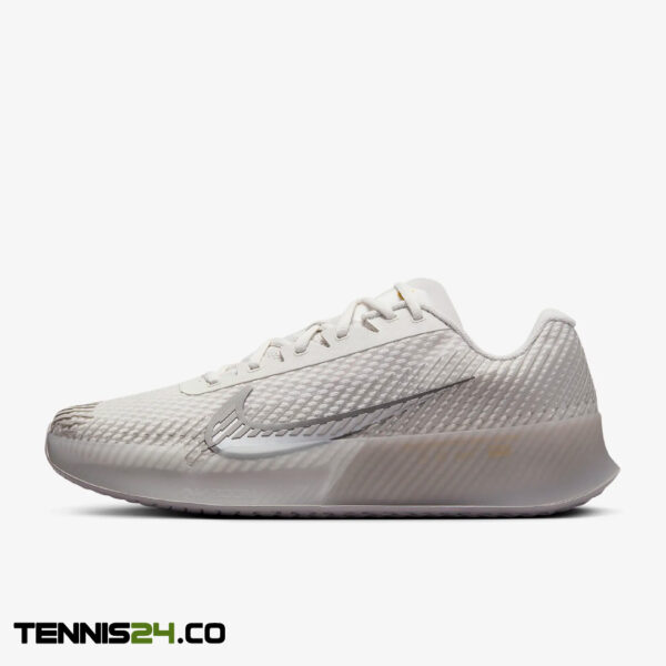 کفش تنیس مردانه نایک Nike Court Air Zoom Vapor 11 Tennis Shoes- خاکستری