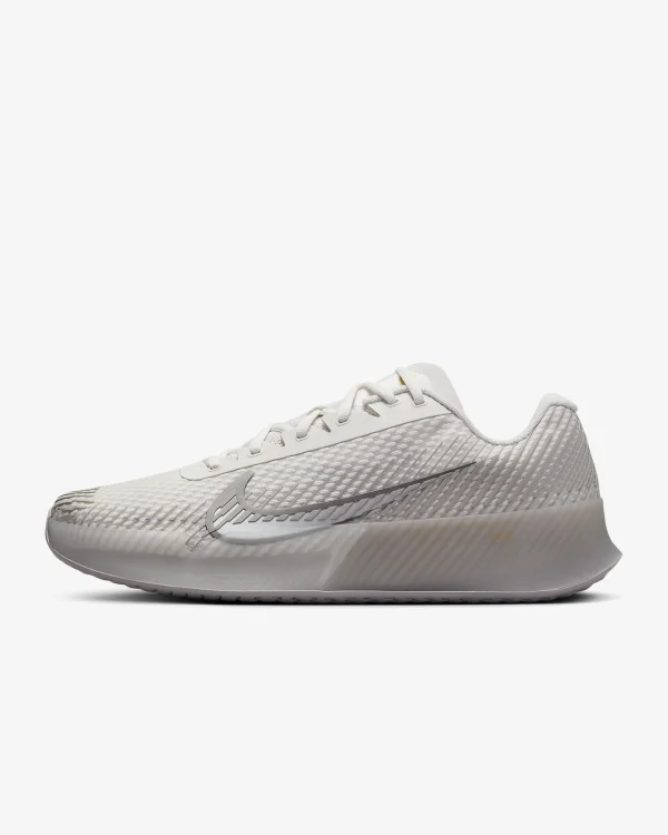 کفش تنیس مردانه نایک Nike Court Air Zoom Vapor 11 Tennis Shoes- خاکستری