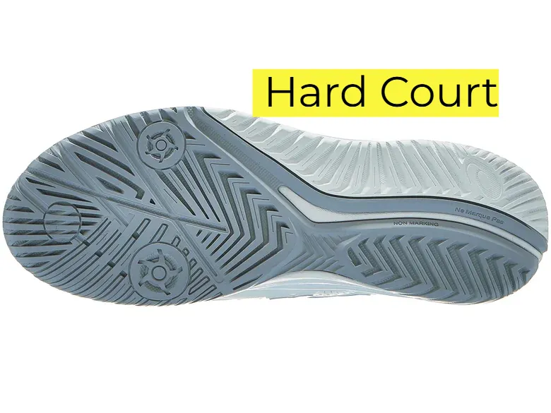 hard court کفش تنیس زمین سخت