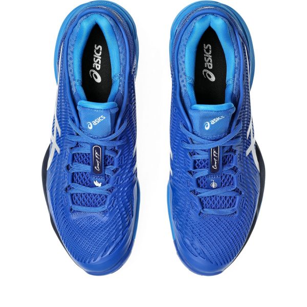 کفش تنیس مردانه اسیکس - Asics Court FF 3 Novak Clay- آبی/مشکی - Image 5