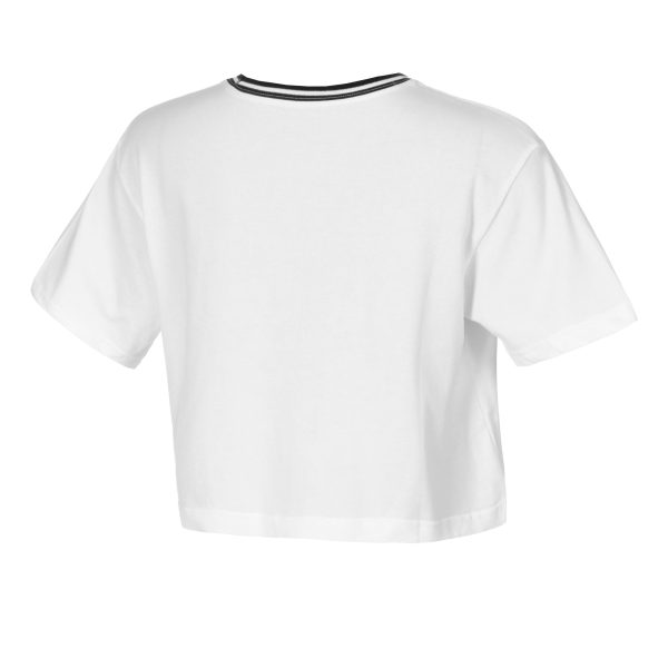 تی شرت تنیس زنانه نایک Nike Heritage Dri-FIT Crop- سفید - Image 3