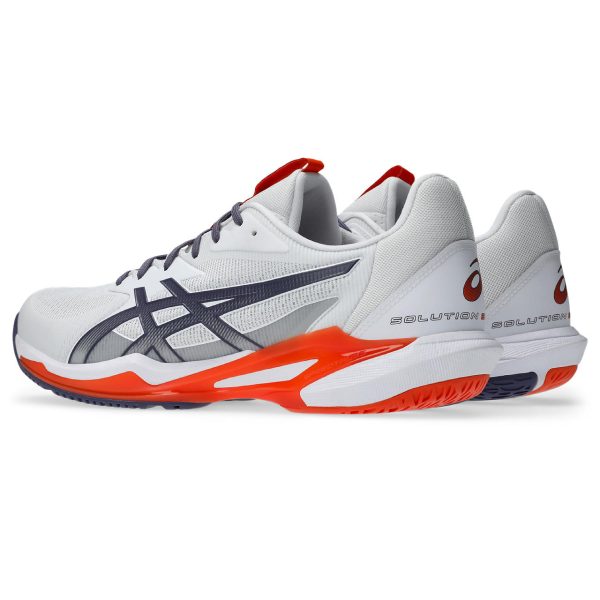 کفش تنیس مردانه اسیکس Asics Solution Speed FF 3- سفید/نارنجی - Image 6