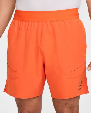 شلوارک تنیس مردانه نایک NikeCourt Advantage Dri-FIT 15 cm - نارنجی شلوارک تنیس مردانه نایک