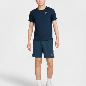 تی شرت تنیس مردانه نایک NikeCourt Advantage Dri-FIT- سرمه ای