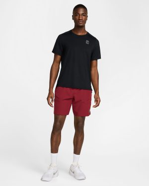 تی شرت تنیس مردانه نایک NikeCourt Advantage Dri-FIT- مشکی