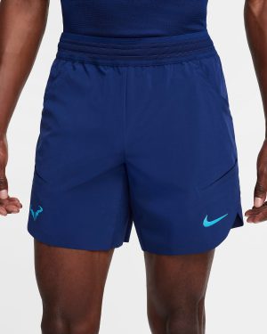 شلوارک تنیس مردانه نایک Nike Dri-FIT ADV RAFA 18cm- سرمه ای شلوارک تنیس مردانه نایک