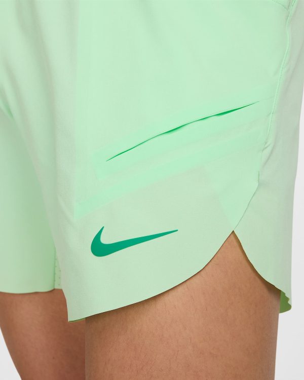 شلوارک تنیس مردانه نایک Nike Dri-FIT ADV RAFA 18cm- سبز - Image 7