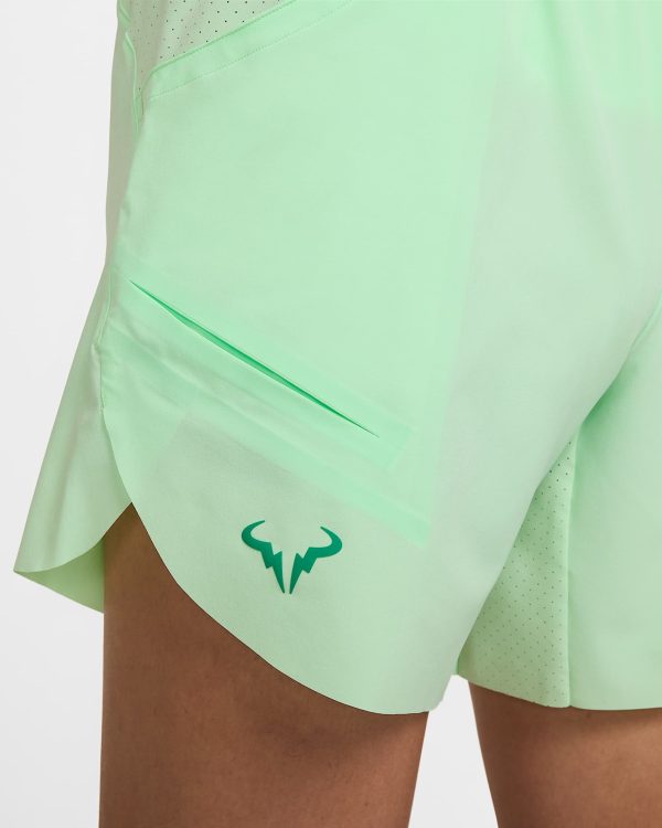 شلوارک تنیس مردانه نایک Nike Dri-FIT ADV RAFA 18cm- سبز - Image 6