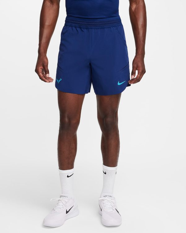 شلوارک تنیس مردانه نایک Nike Dri-FIT ADV RAFA 18cm- سرمه ای - Image 3