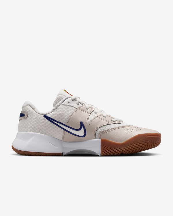 کفش تنیس مردانه نایک Nike Court Lite 4 Tennis Shoes- سفید/ سرمه ای - Image 3