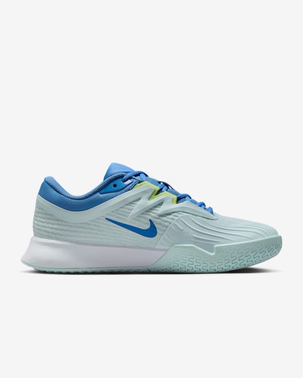 کفش تنیس زنانه نایک Nike Court Vapor Pro 3 Tennis Shoes- آبی - Image 2