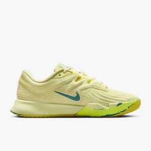 کفش تنیس زنانه نایک Nike Court Vapor Pro 3 Tennis Shoes- زرد/سبز