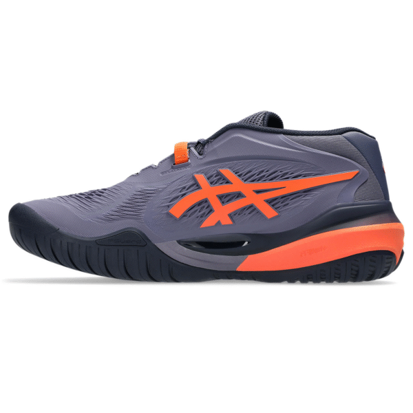 کفش تنیس مردانه اسیکس - Asics GEL-RESOLUTION X - خاکستری/نارنجی - Image 2