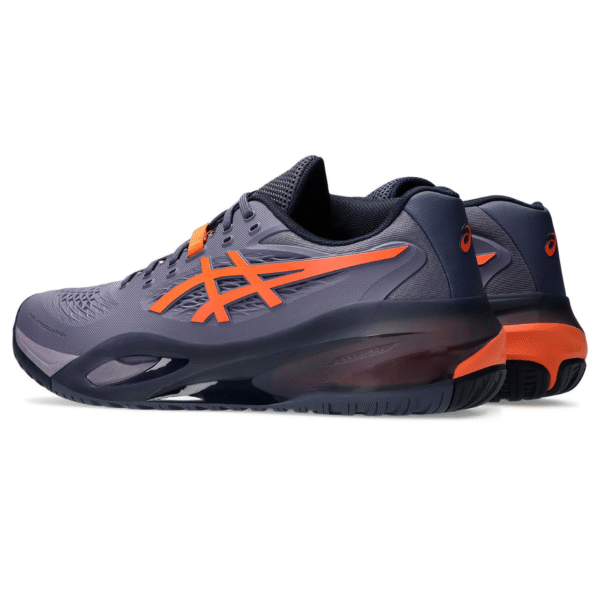 کفش تنیس مردانه اسیکس - Asics GEL-RESOLUTION X - خاکستری/نارنجی - Image 6