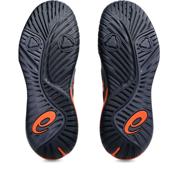 کفش تنیس مردانه اسیکس - Asics GEL-RESOLUTION X - خاکستری/نارنجی - Image 3