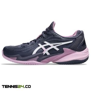 کفش تنیس زنانه اسیکس - Asics Court Ff 3 Clay - مشکی/صورتی