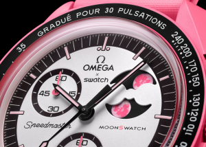ساعت جدید امگاسواچ مدل MISSION TO THE PINK MOONPHASE